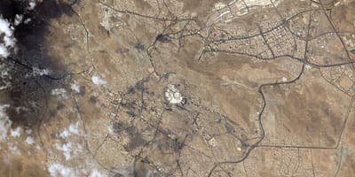 地图上的维基卫星地图的麦加